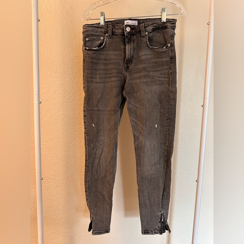 Zara Grey Skinny Jeans